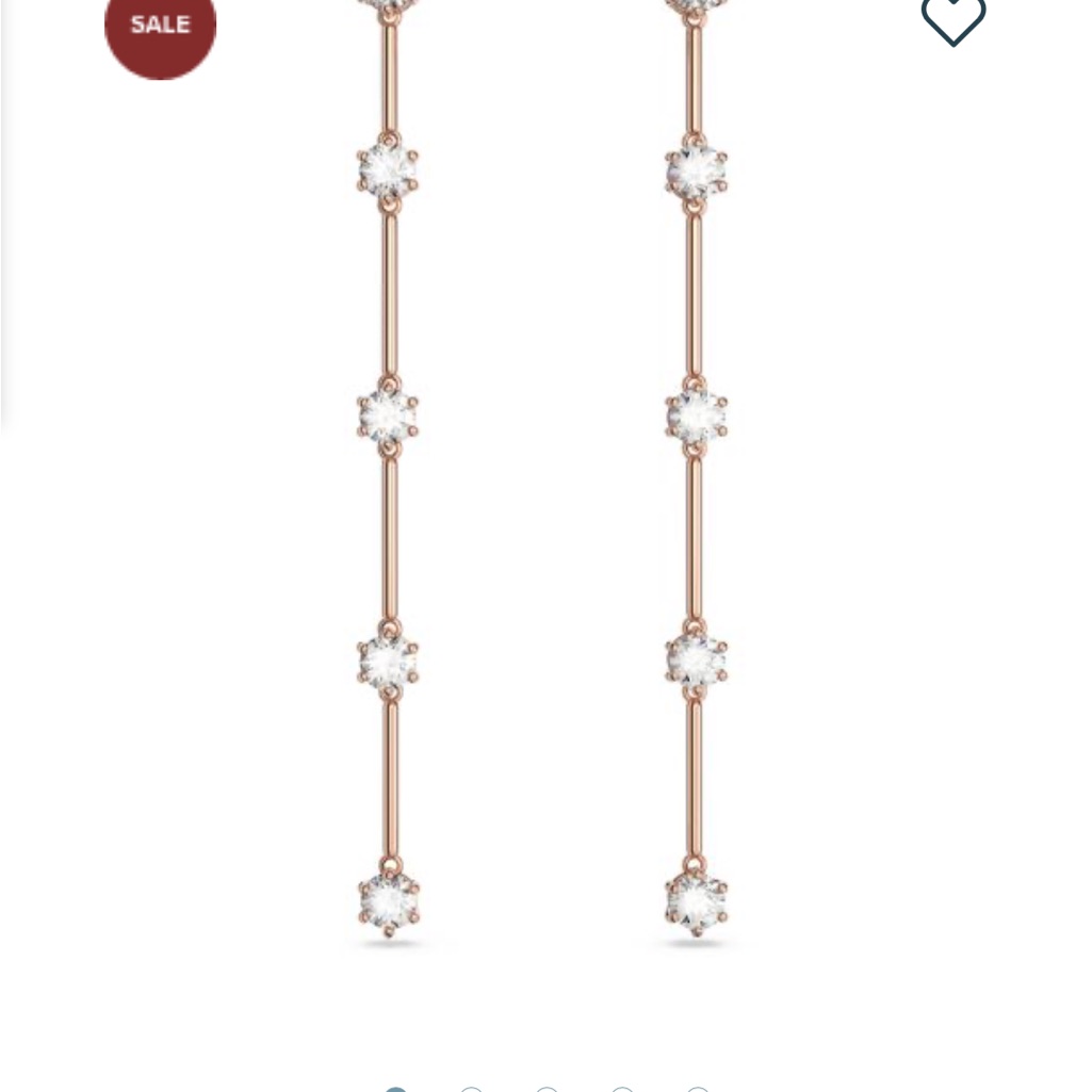 New Swarovski Drop Earrings